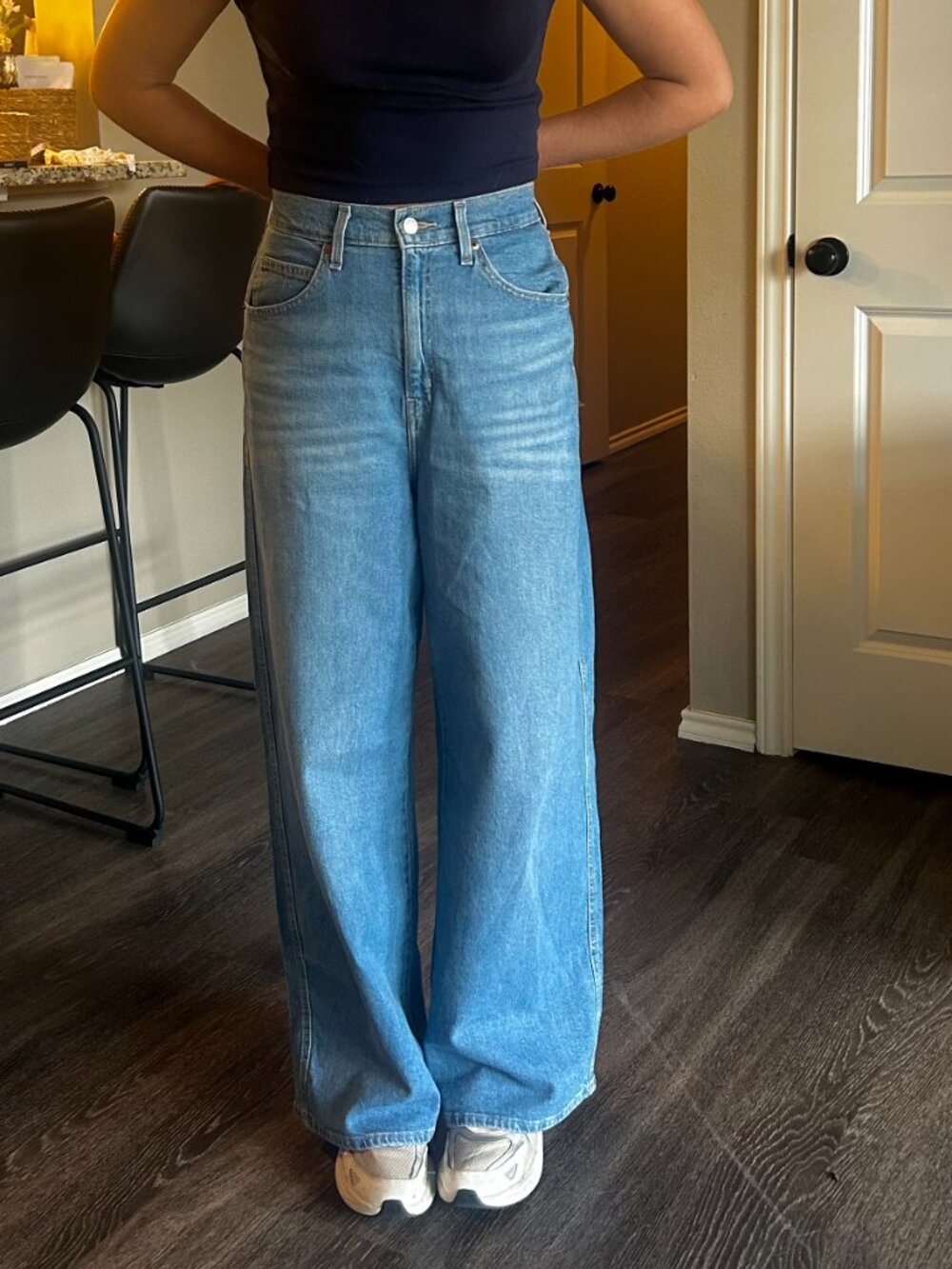 Levi Highrise Cinch Baggy Jeans